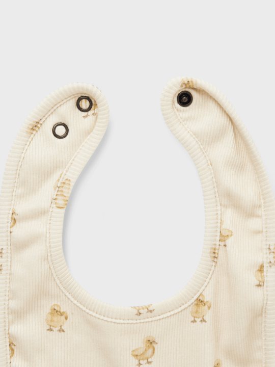 Lil' Atelier BABY LAVO EMO 2 PK BIBS - Turtledove | Torgunns Barneklær AS