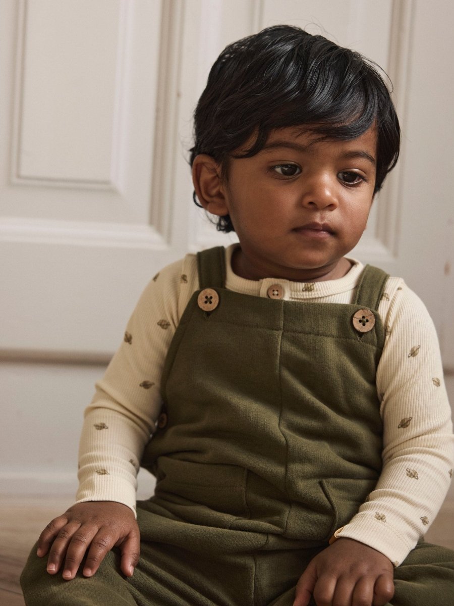 Lil' Atelier Baby LAVO ENO LS SLIM BODY - Turtledove | Planets | Torgunns Barneklær AS