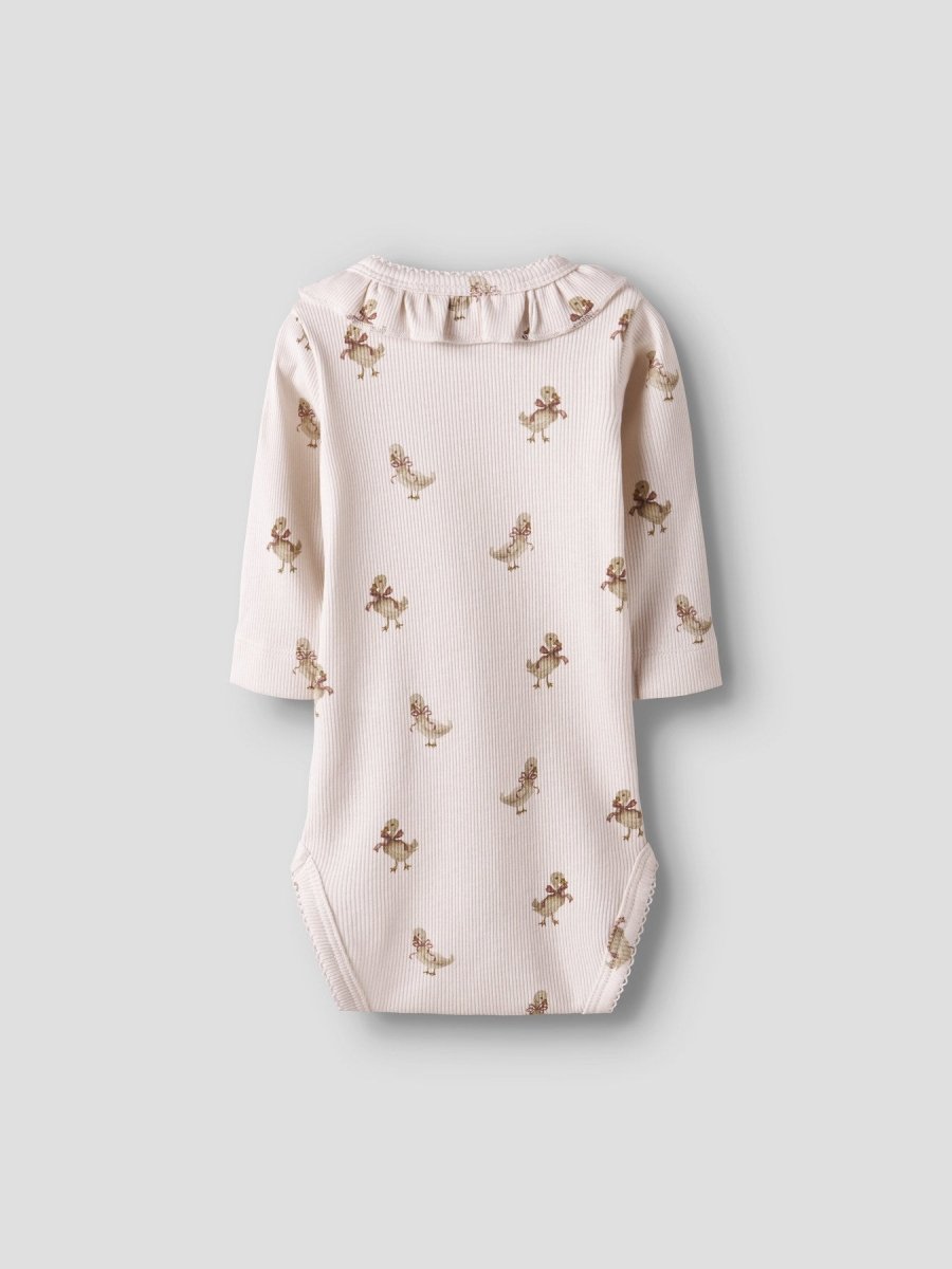 Lil' Atelier Baby LAVO LOA LS SLIM BODY - Almost Mauve | GOOSE | Torgunns Barneklær AS