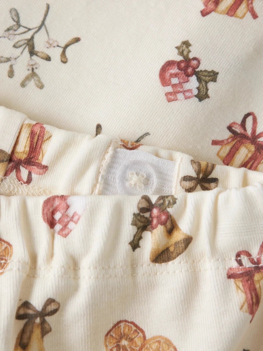 Lil' Atelier baby LAYO bukse - Turtledove | Old Christmas | Torgunns Barneklær AS