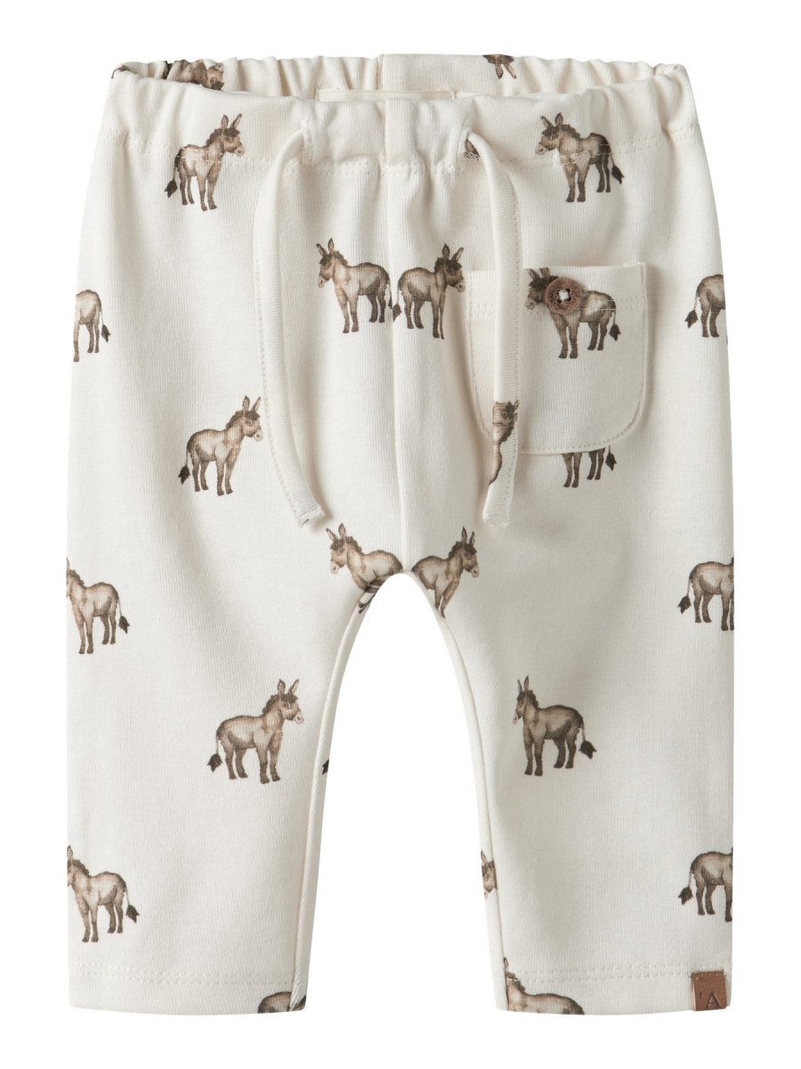 Lil' Atelier Baby LAYO SAK LOOSE PANT - Coconut Milk | Donky | Torgunns Barneklær AS
