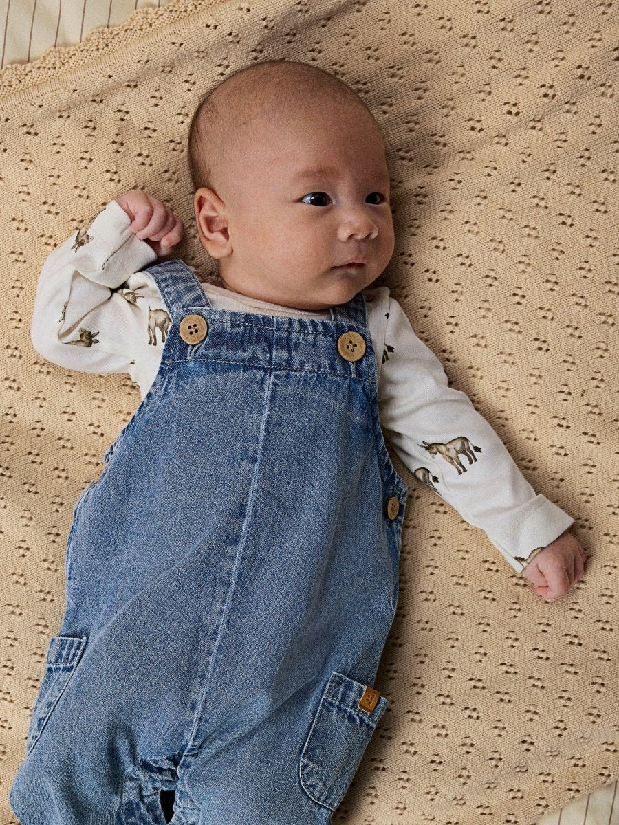 Lil' Atelier Baby LAYO SEV LS SLIM BODY - Coconut Milk | Donky | Torgunns Barneklær AS