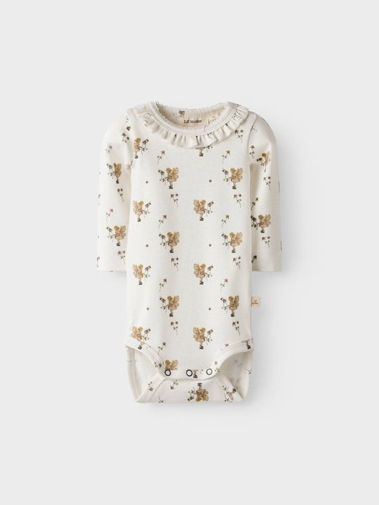 Lil' Atelier Baby LAYO SIN LS SLIM BODY - Coconut Milk | FAIRY | Torgunns Barneklær AS