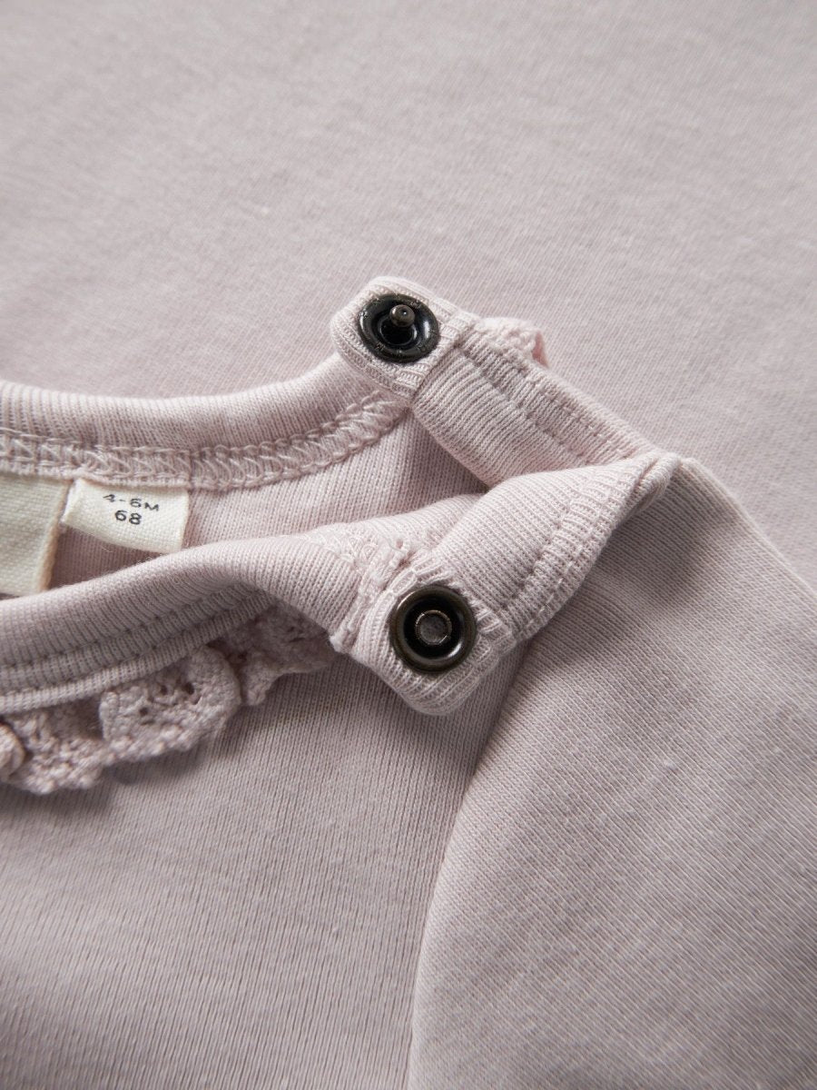 Lil' Atelier Baby Layo Sup Ls Slim Body Solid - Hushed Violet | Torgunns Barneklær AS