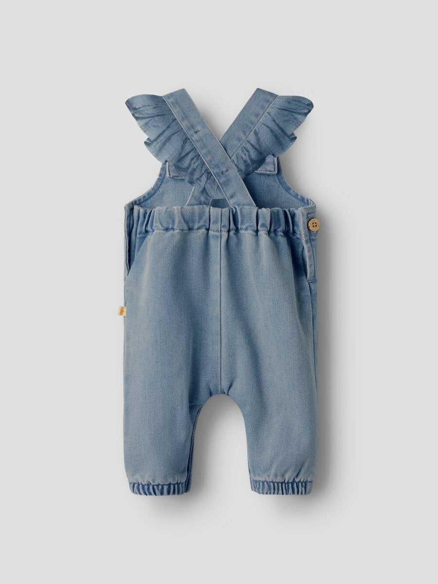 Lil' Atelier Baby LULIA LOOSE DENIM OVERALL - Medium Blue Denim | Torgunns Barneklær AS