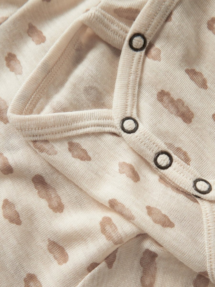 Lil Atelier Baby NALU SLIM Ullbody Wrap - Turtledove | Cloud | Torgunns Barneklær AS