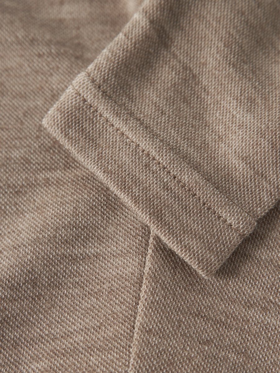 Lil Atelier Baby NILO SLIM Ull Legging - Sepia Tint | Melange | Torgunns Barneklær AS
