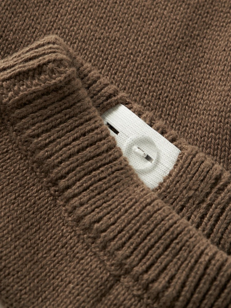 Lil' Atelier Baby NOBIR LOOSE KNIT PANT - Teak | Torgunns Barneklær AS