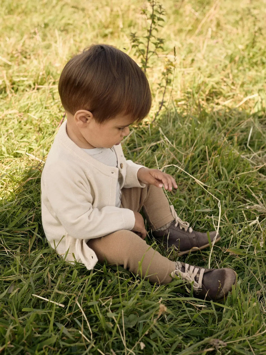 Lil' Atelier Baby NOEL NEB WOOL SLIM LEGGING - Tigers Eye | Torgunns Barneklær AS