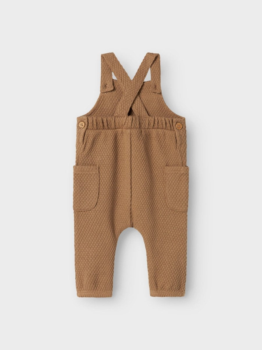 Lil' Atelier Baby NOELLO LOOSE OVERALL - Sepia Tint | Torgunns Barneklær AS