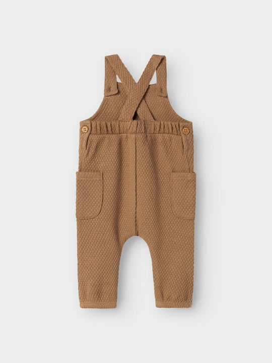 Lil' Atelier Baby NOELLO LOOSE OVERALL - Sepia Tint | Torgunns Barneklær AS
