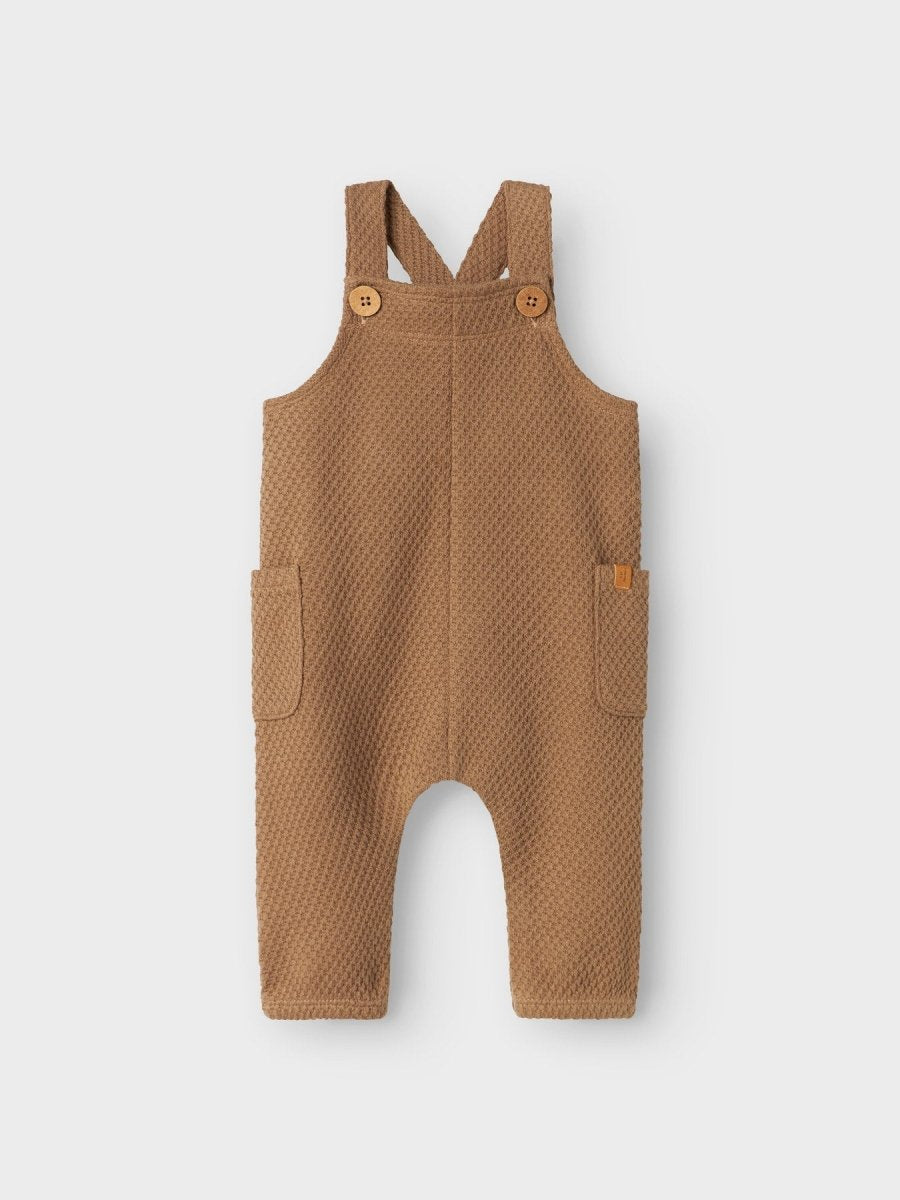 Lil' Atelier Baby NOELLO LOOSE OVERALL - Sepia Tint | Torgunns Barneklær AS