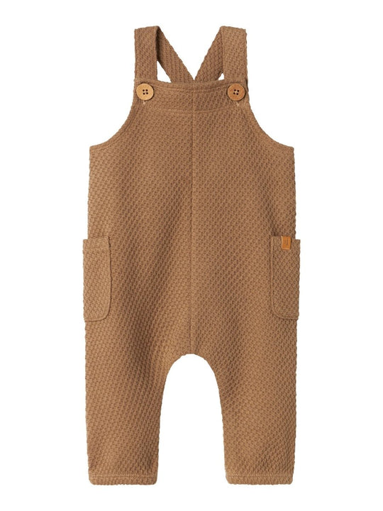 Lil' Atelier Baby NOELLO LOOSE OVERALL - Sepia Tint | Torgunns Barneklær AS