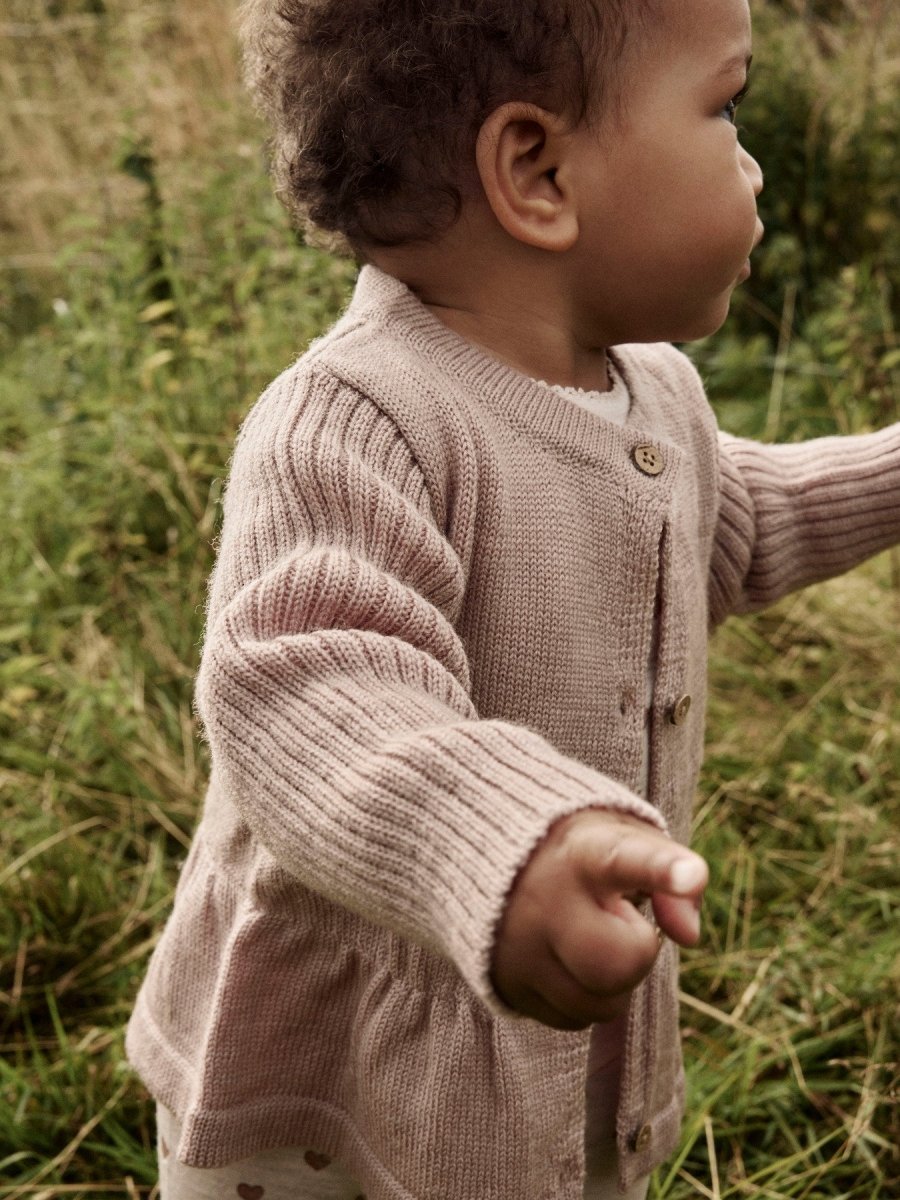 Lil Atelier Baby NOMO Nia Ullcardigan – Fawn | Torgunns Barneklær AS