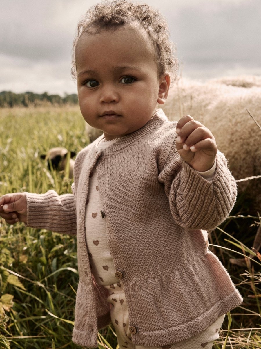 Lil Atelier Baby NOMO Nia Ullcardigan – Fawn | Torgunns Barneklær AS