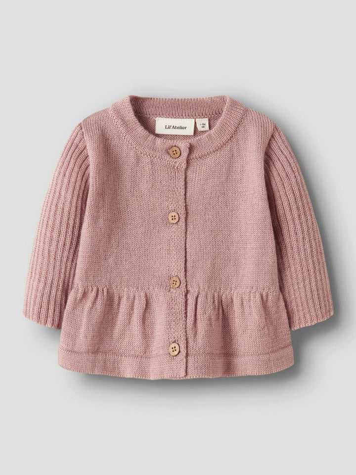 Lil Atelier Baby NOMO Nia Ullcardigan – Fawn | Torgunns Barneklær AS