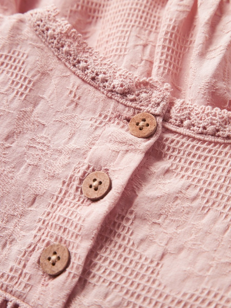 Lil' Atelier Baby OFIRA LS LOOSE SHIRT BODY - Cameo Rose | Torgunns Barneklær AS