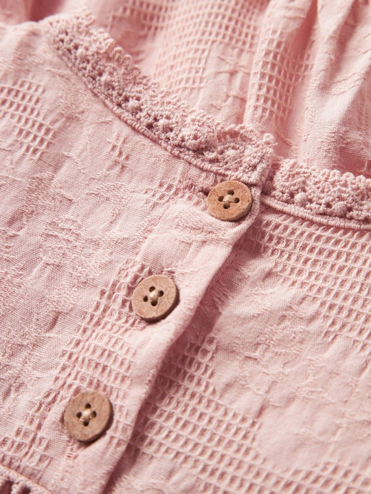 Lil' Atelier Baby OFIRA LS LOOSE SHIRT BODY - Cameo Rose | Torgunns Barneklær AS