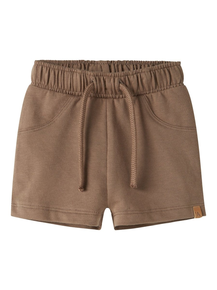 Lil' Atelier Baby Omas Sweat Shorts - Coca Mocha | Torgunns Barneklær AS