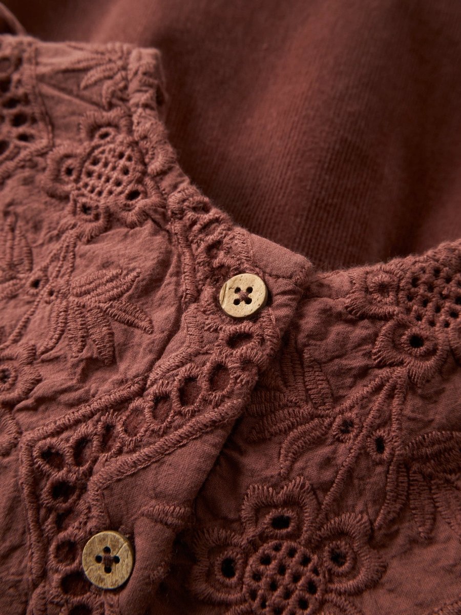 Lil' Atelier Baby ONELLAS CORD SKIRTALL - Mahogany | Torgunns Barneklær AS