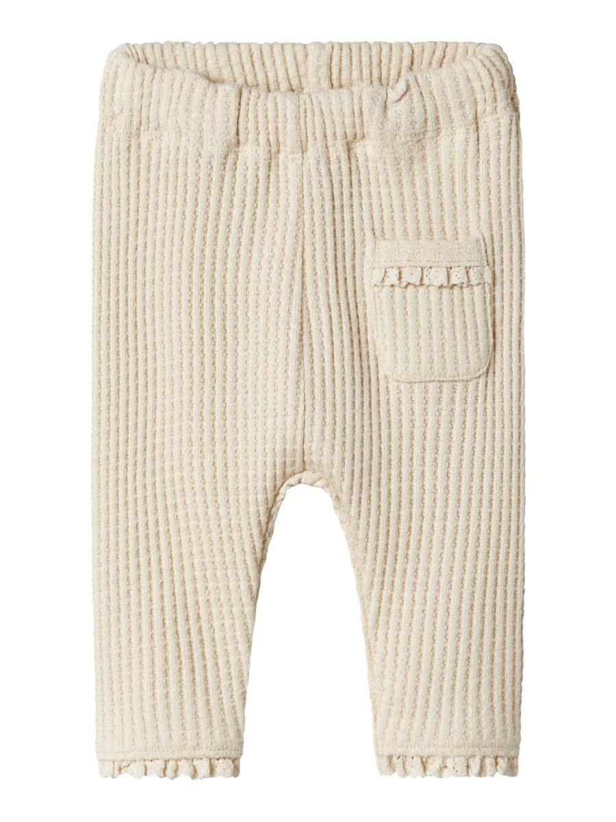 Lil' Atelier Baby OSANNE LOOSE PANT - Turtledove | Torgunns Barneklær AS