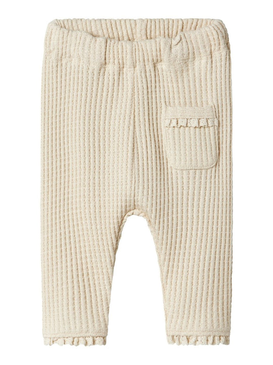 Lil' Atelier Baby OSANNE LOOSE PANT - Turtledove | Torgunns Barneklær AS