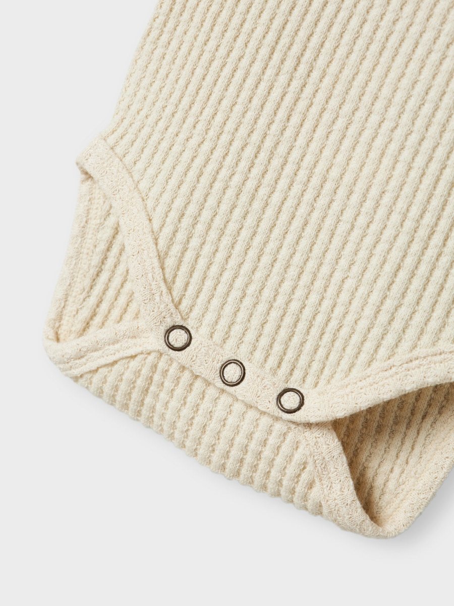 Lil' Atelier Baby OSANNE LS SLIM BODY - Turtledove | Torgunns Barneklær AS
