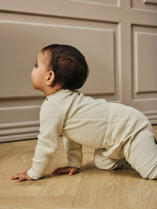 Lil' Atelier Baby OSANNE LS SLIM BODY - Turtledove | Torgunns Barneklær AS