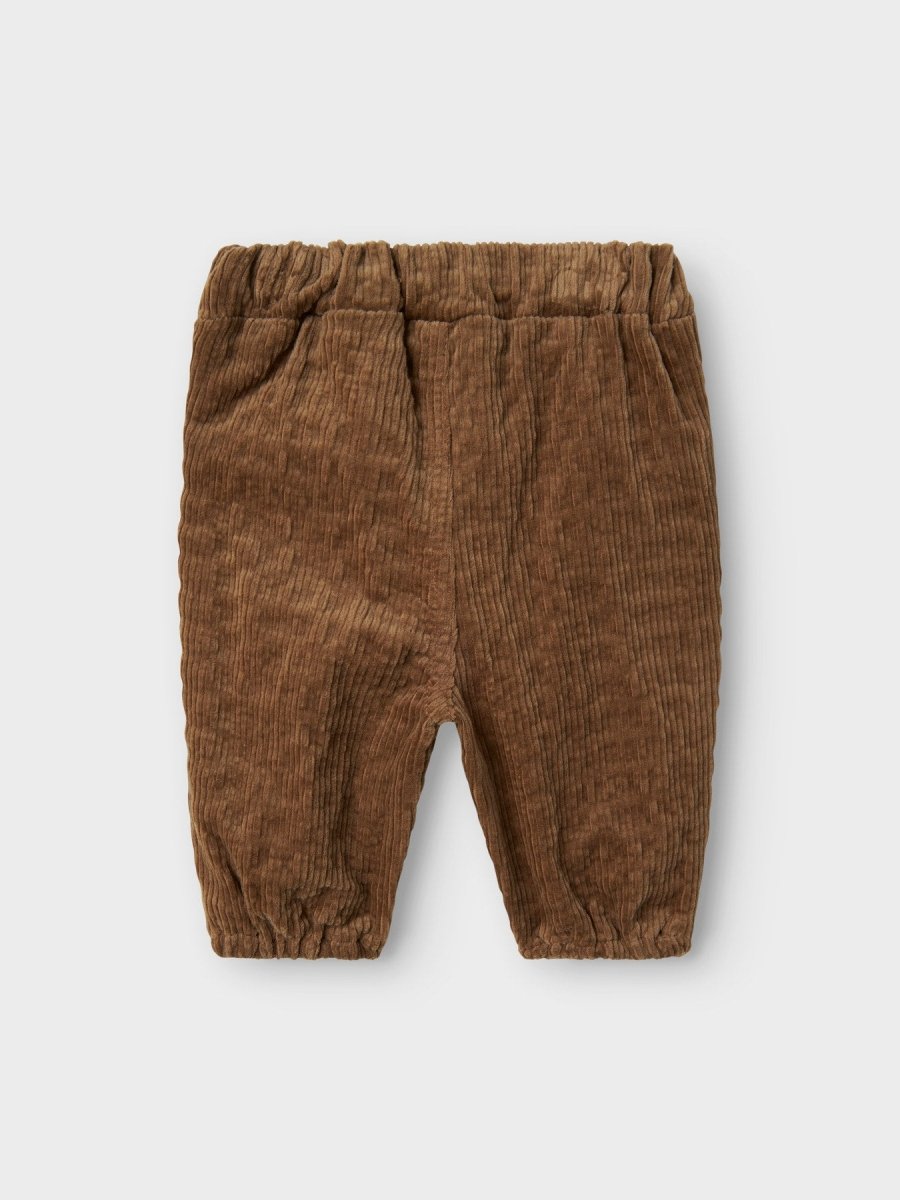 Lil' Atelier Baby OSMUND LOOSE CORD PANT - Sepia Tint | Torgunns Barneklær AS