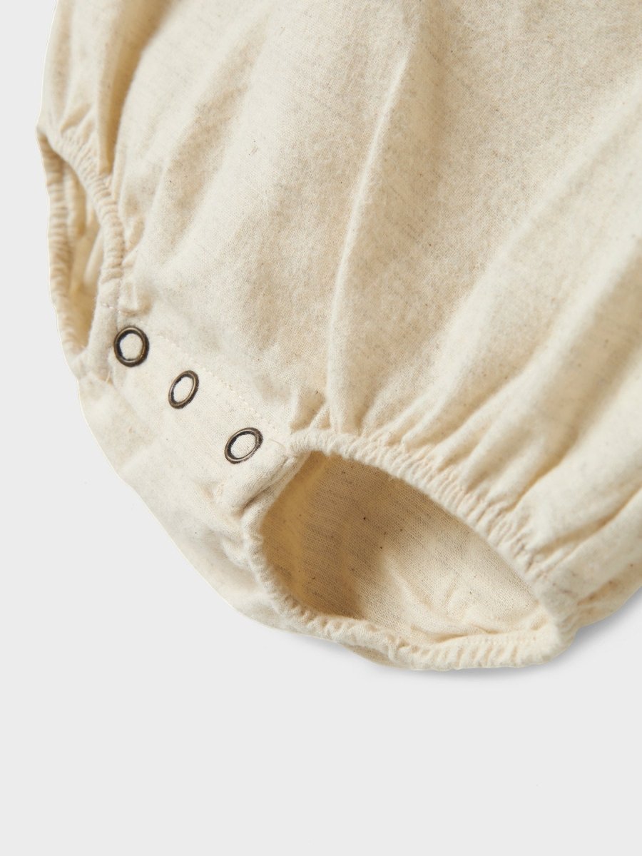 Lil' Atelier Baby OTTO LS LOOSE SHIRT BODY - Turtledove | Torgunns Barneklær AS