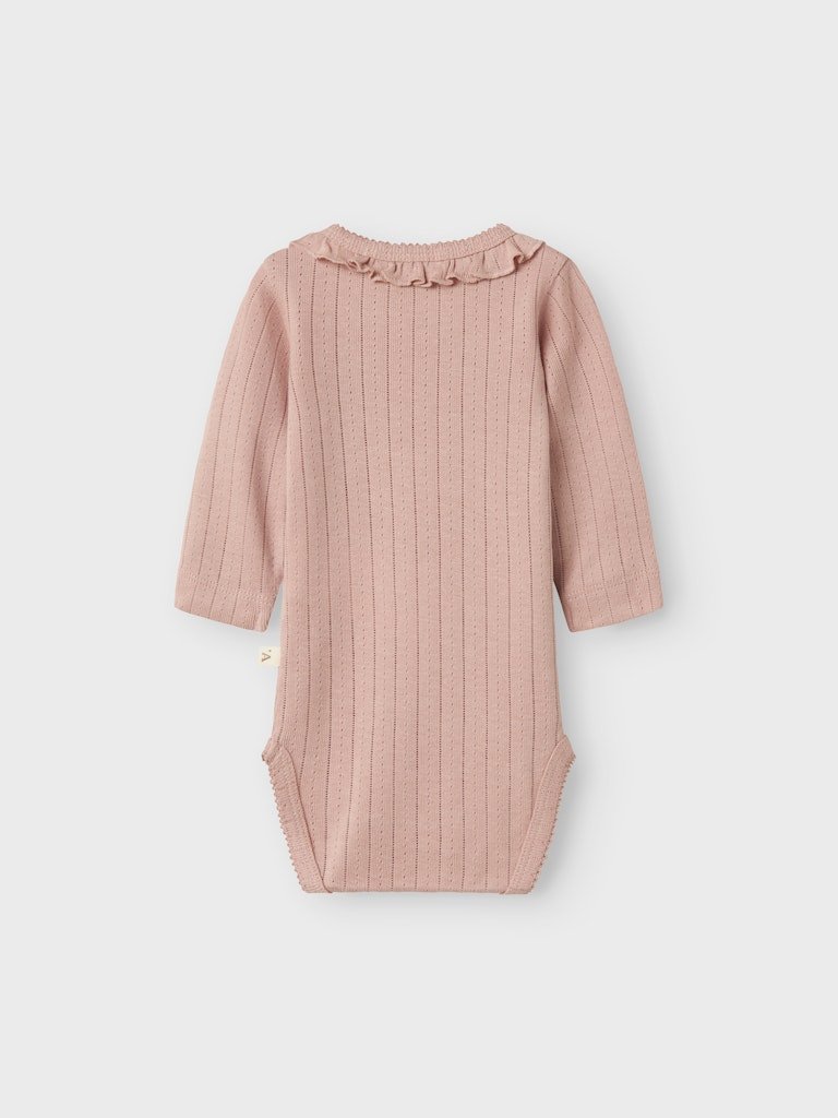 Lil' Atelier Baby RACHEL NIS LS SLIM BODY NOOS - Misty Rose | Torgunns Barneklær AS