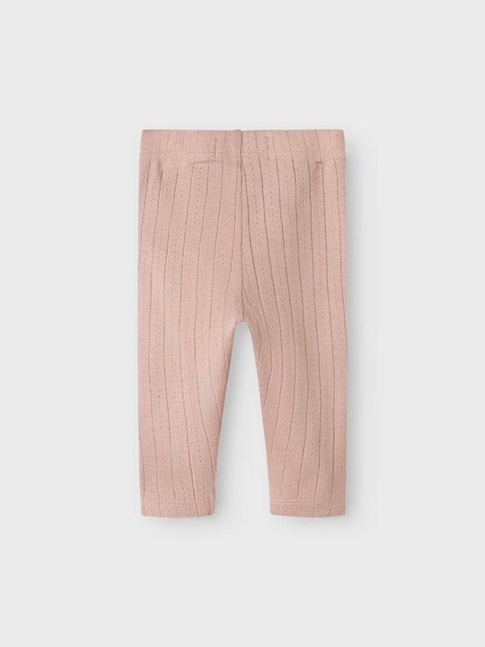 Lil' Atelier Baby RACHEL NIS SLIM LEGGINGS NOOS - Misty Rose | Torgunns Barneklær AS