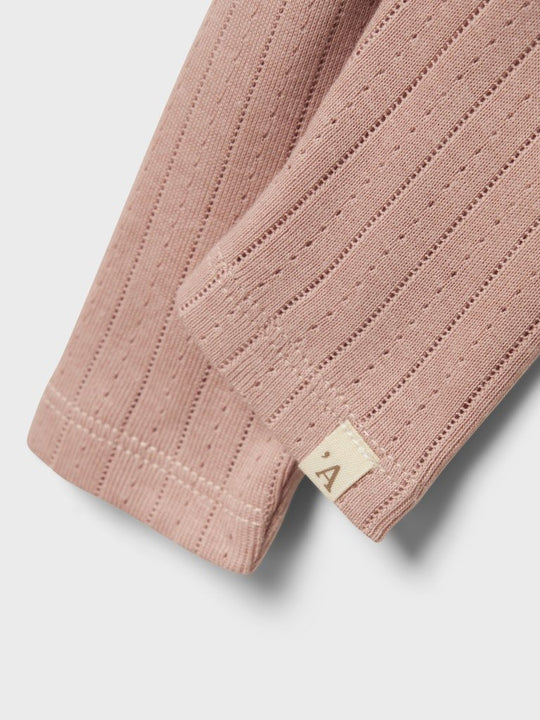 Lil' Atelier Baby RACHEL NIS SLIM LEGGINGS NOOS - Misty Rose | Torgunns Barneklær AS