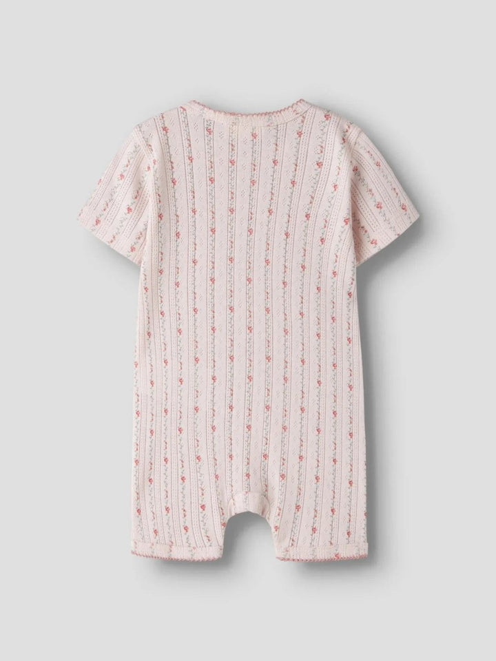 Lil Atelier Baby RACHELLO DEB LOOSE romper - Morganite Flower | Torgunns Barneklær AS