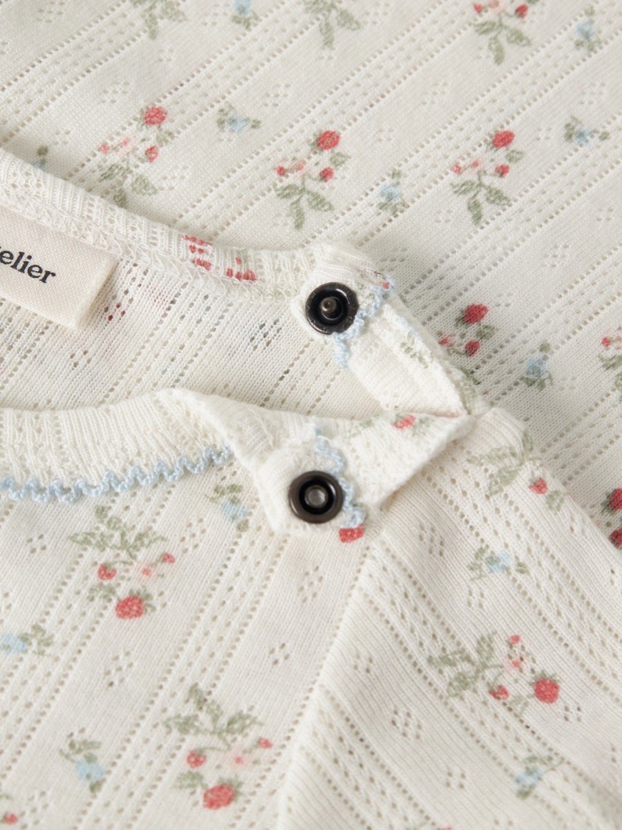 Lil Atelier Baby RACHELLO DUNA SLIM body - Coconut Milk | Strawberry | Torgunns Barneklær AS