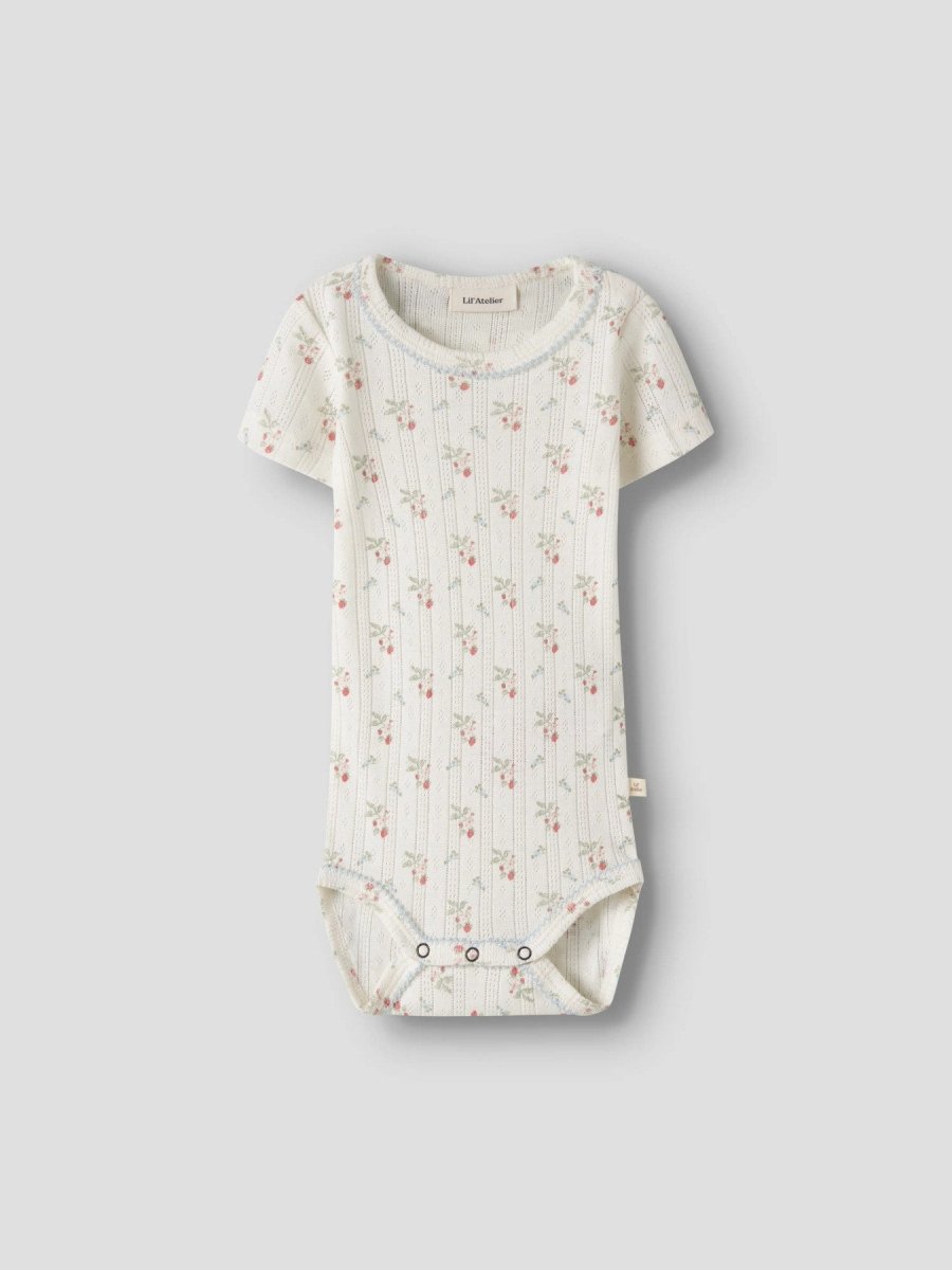 Lil Atelier Baby RACHELLO DUNA SLIM body - Coconut Milk | Strawberry | Torgunns Barneklær AS