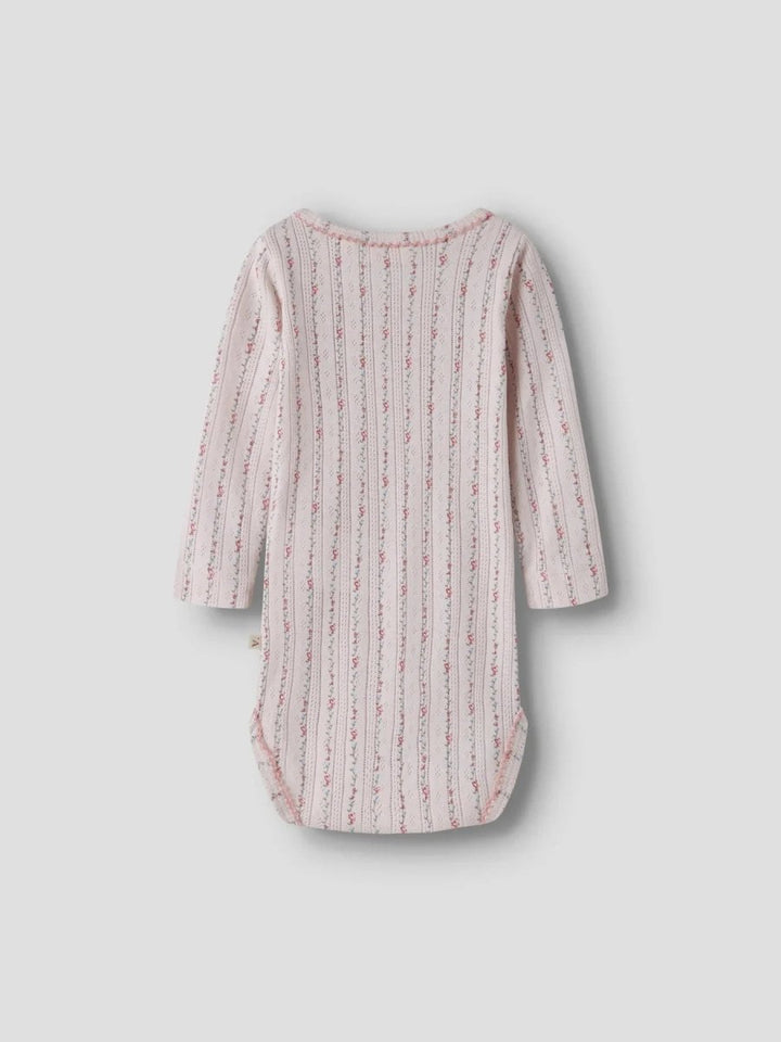 Lil Atelier Baby RACHELLO DUNA SLIM body - Morganite Flower | Torgunns Barneklær AS