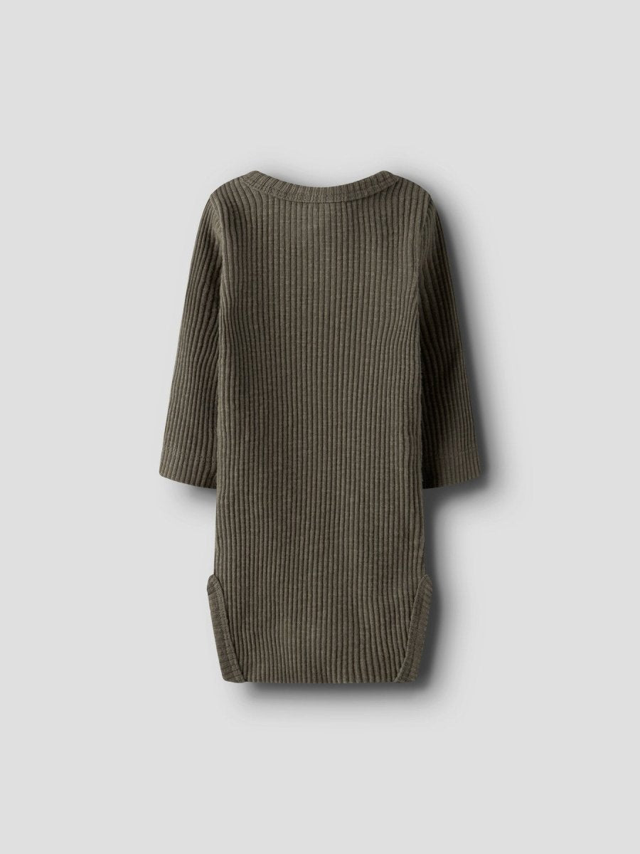Lil' Atelier Baby RAJO MAL LS SLIM BODY - Sea Turtle | Torgunns Barneklær AS