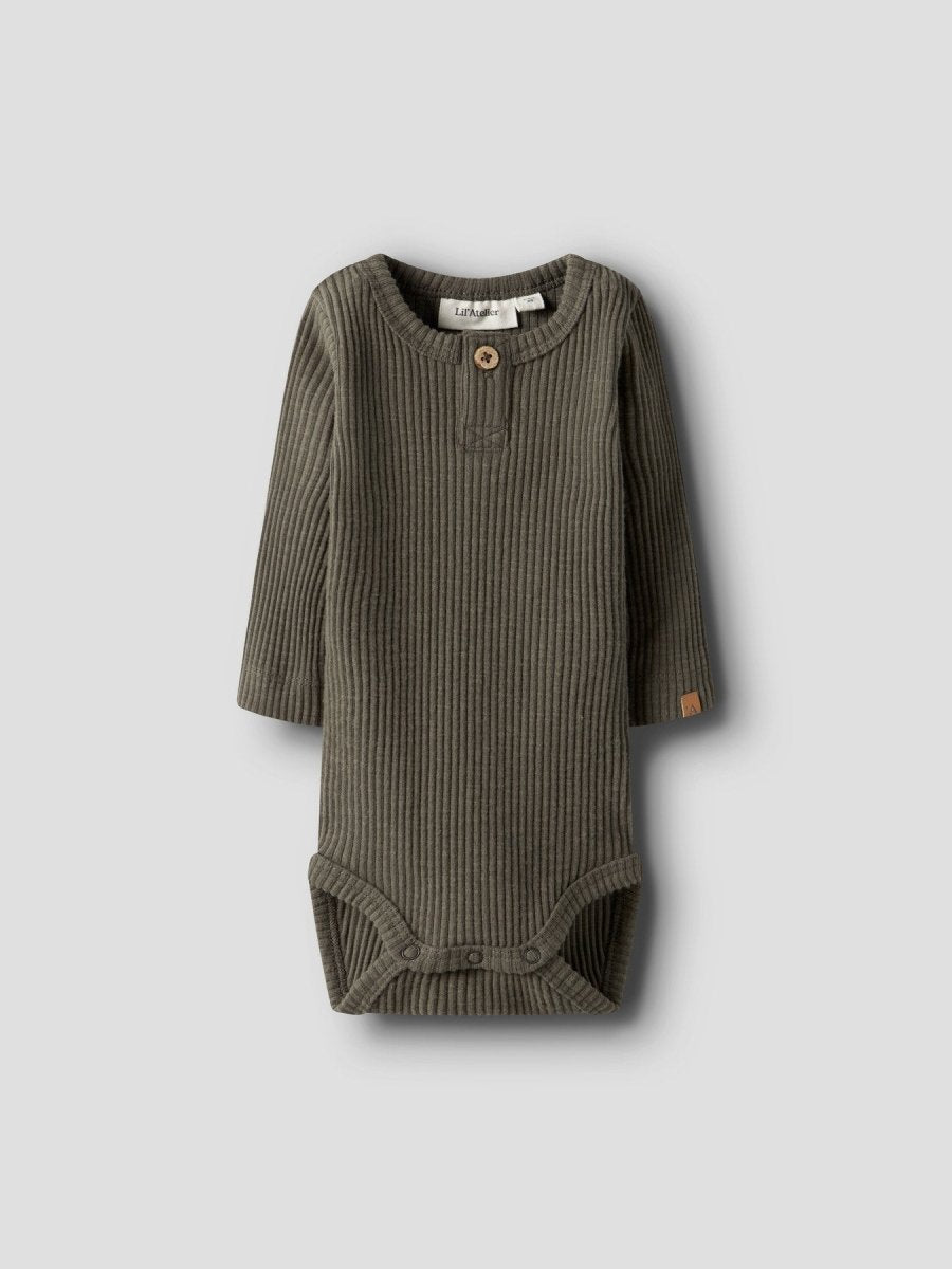 Lil' Atelier Baby RAJO MAL LS SLIM BODY - Sea Turtle | Torgunns Barneklær AS