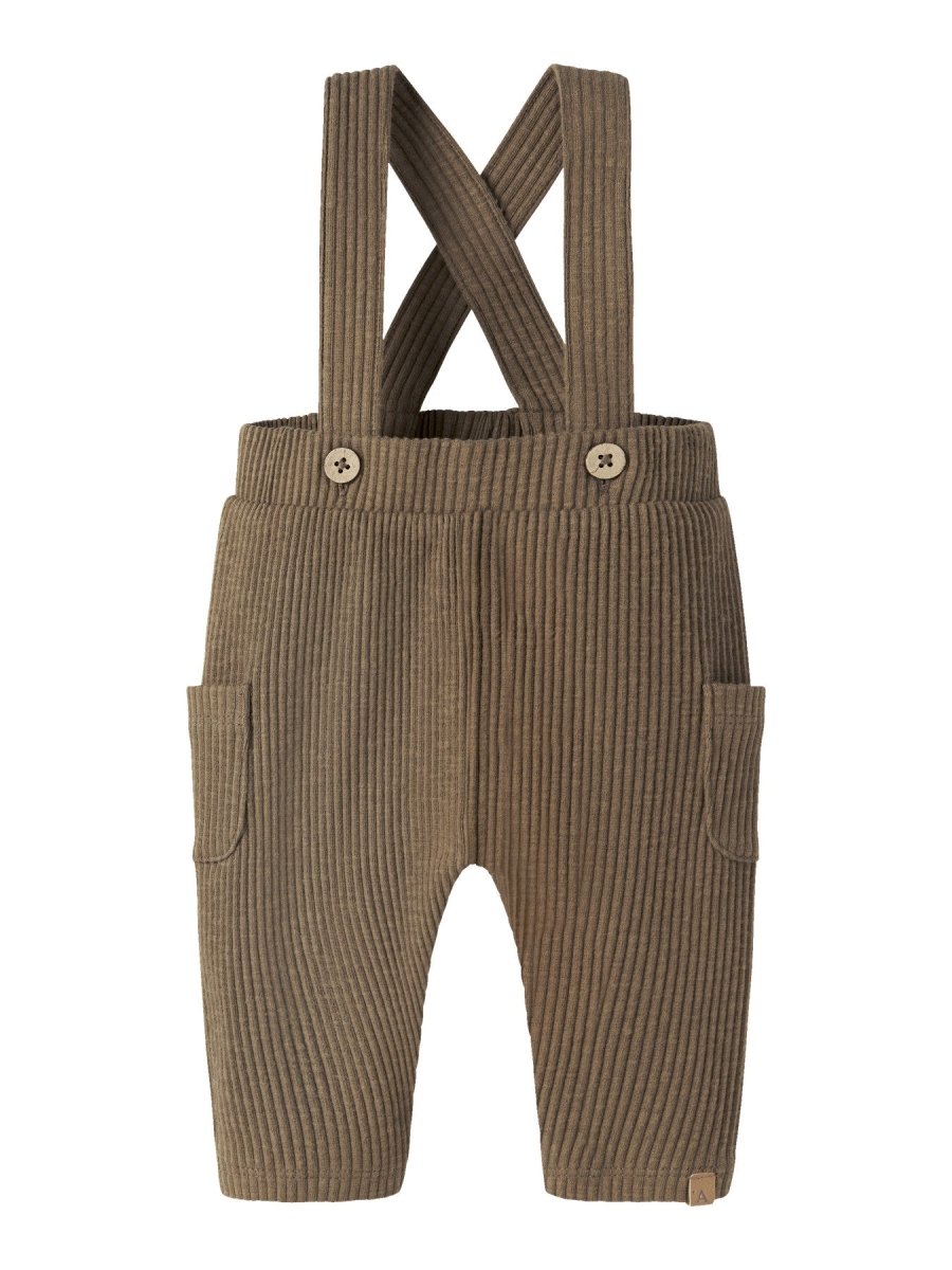 Lil' Atelier Baby RAJO MIO LOOSE ROMPER - Kangaroo | Torgunns Barneklær AS