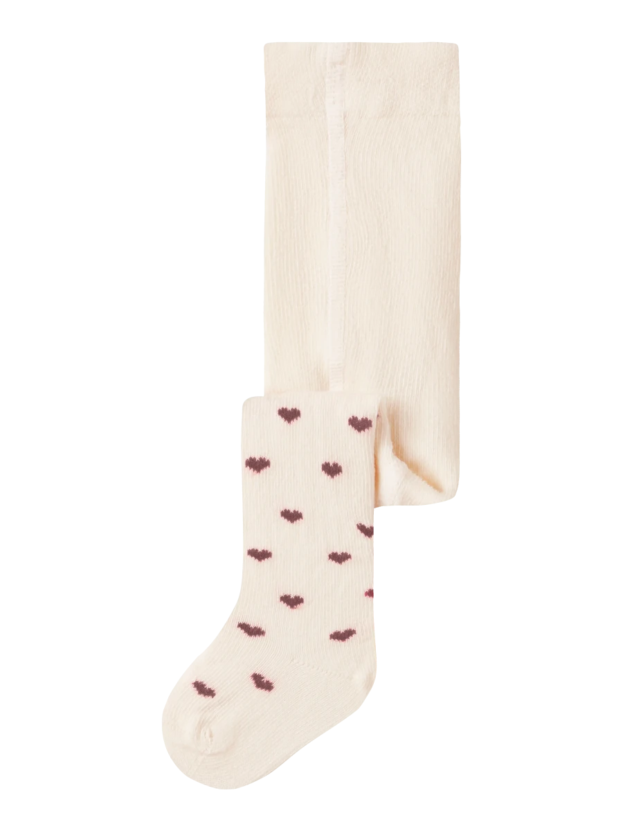 Lil' Atelier baby REBA strømpebukse - Turtledove | Rose Taupe | Torgunns Barneklær AS