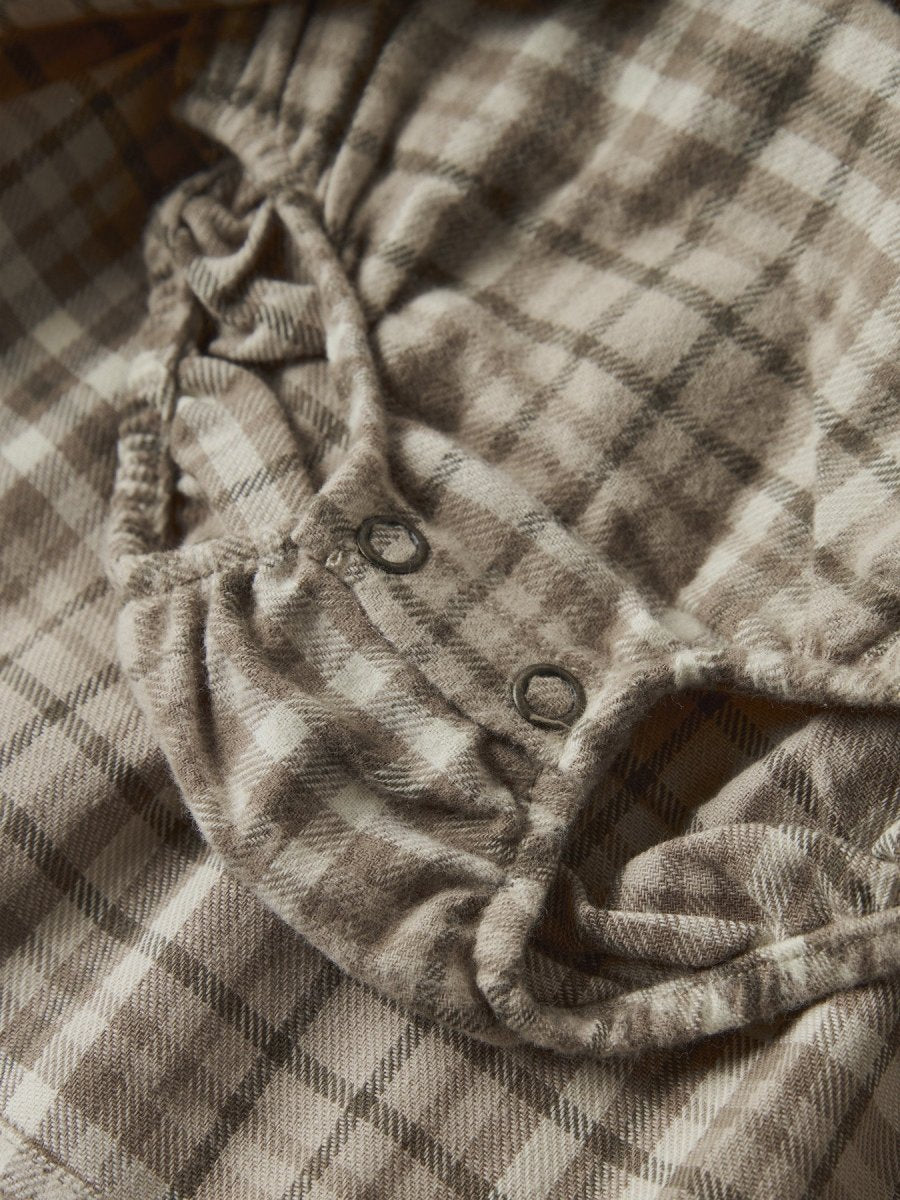 Lil' Atelier Baby REBEL LS BODY DRESS - Sepia Tint | Torgunns Barneklær AS