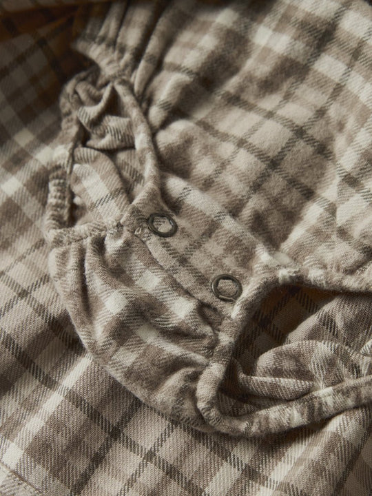 Lil' Atelier Baby REBEL LS BODY DRESS - Sepia Tint | Torgunns Barneklær AS