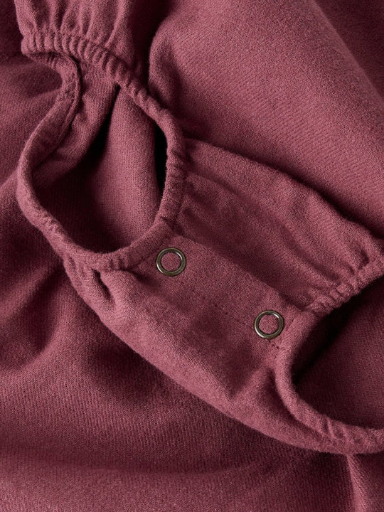Lil' Atelier Baby REBEL LS BODY DRESS SOLID - Catawba Grape | Torgunns Barneklær AS
