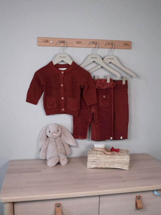 Lil' Atelier Baby RHODETTE PANT - Spiced Apple | Torgunns Barneklær AS