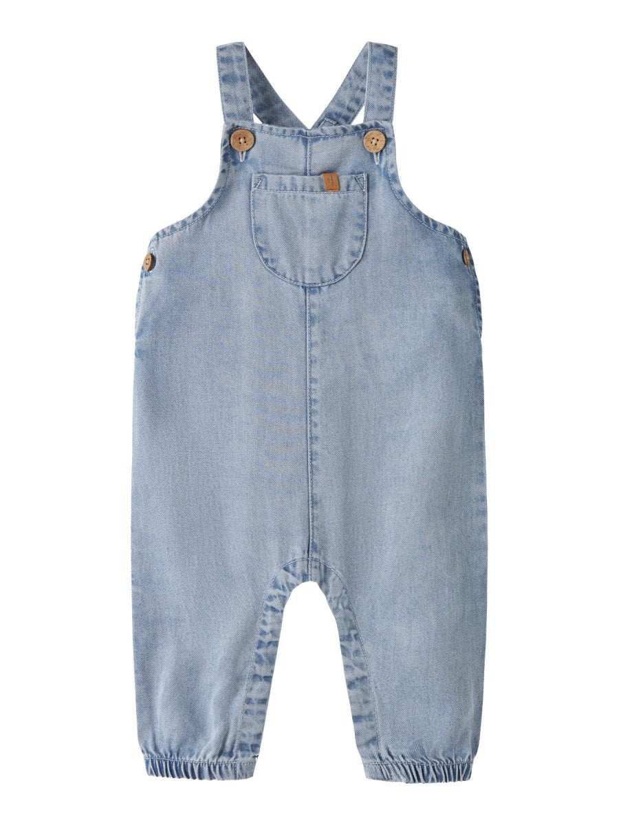 Lil Atelier Baby RIVER LOOSE overall - Medium Blue Denim | Torgunns Barneklær AS