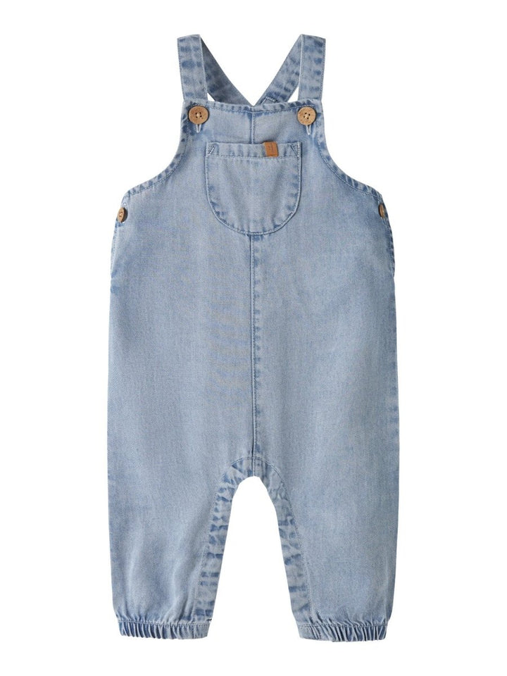 Lil Atelier Baby RIVER LOOSE overall - Medium Blue Denim | Torgunns Barneklær AS