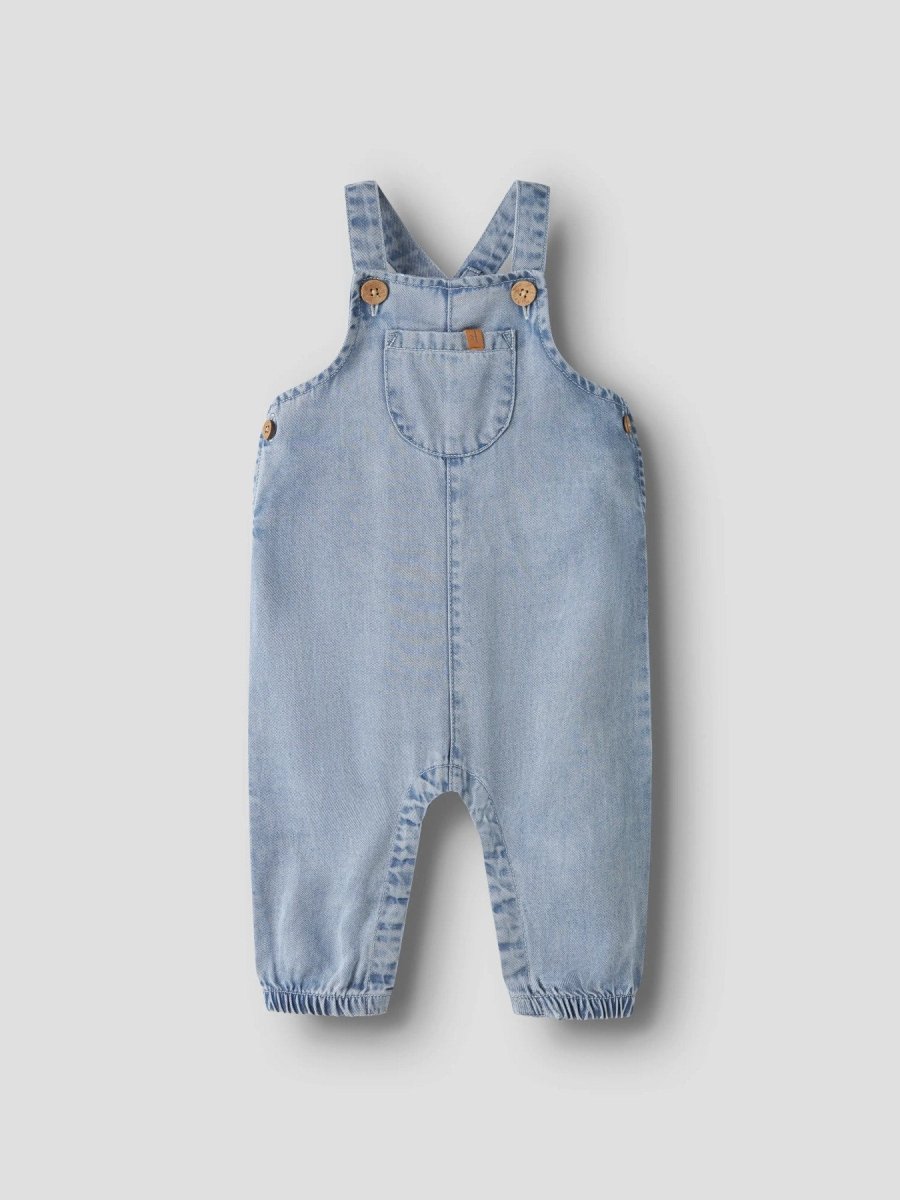 Lil Atelier Baby RIVER LOOSE overall - Medium Blue Denim | Torgunns Barneklær AS
