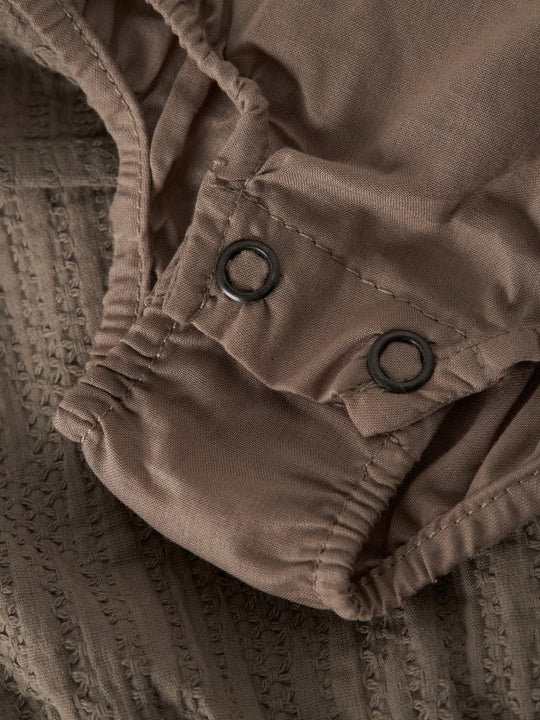 Lil' Atelier Baby ROSITA LIU LS BODY DRESS - Sepia Tint | Torgunns Barneklær AS