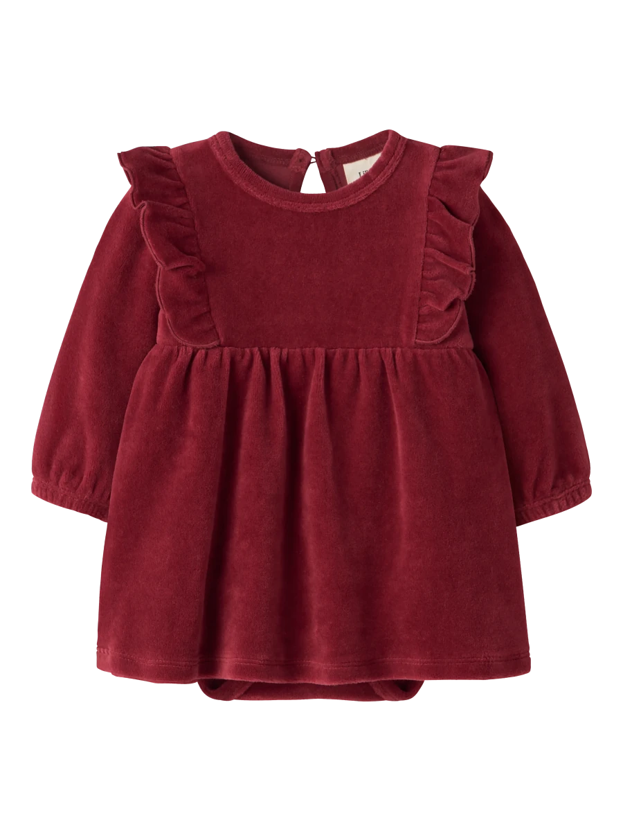 Lil' Atelier baby SAGA bodykjole - Biking Red | Torgunns Barneklær AS